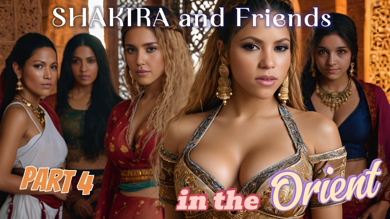KI - AI generated Shakira and Friends in the Orient Part 4