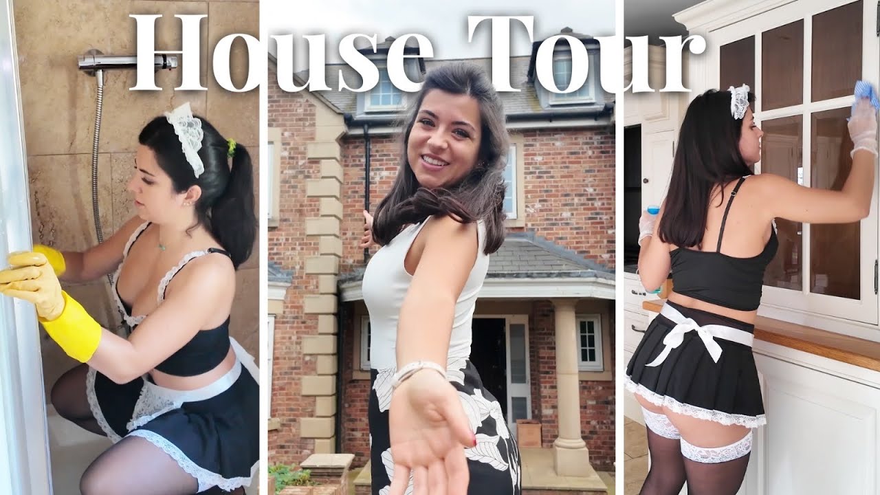 K NEW HOME Tour   House cleaning  with LILY FIORE