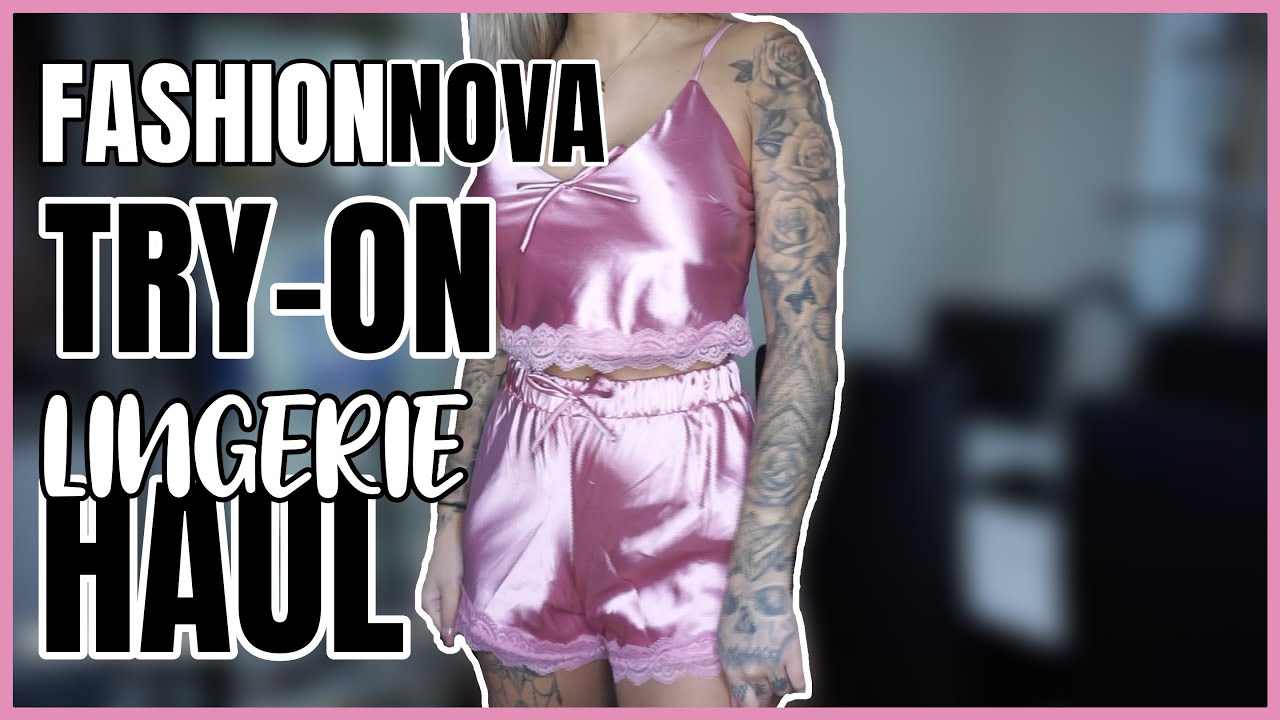 Fashionnova underklädes haul TRY-ON