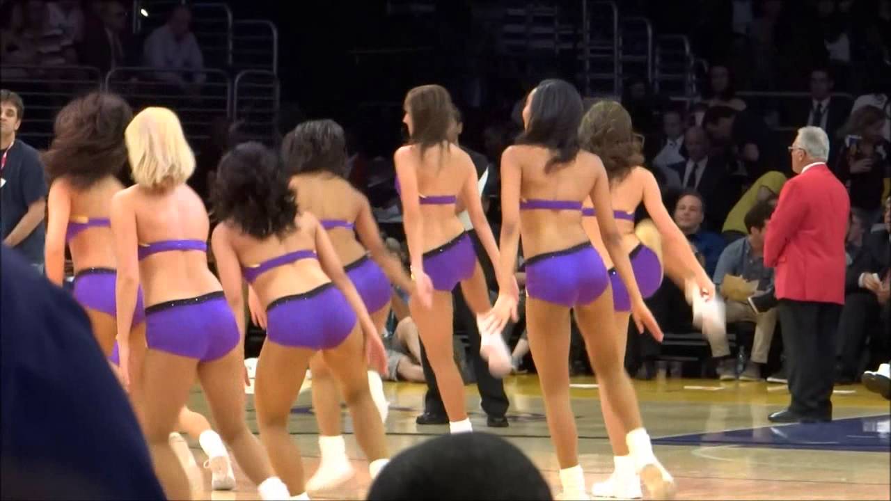 20140408 Rockets vs Lakers - Laker girls