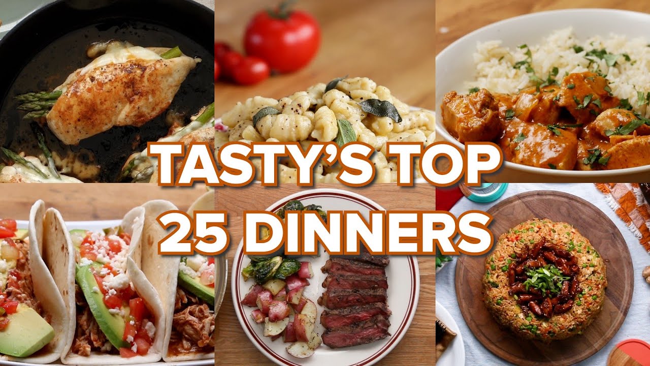 25 AMAZİNG DİNNERS FROM TASTY