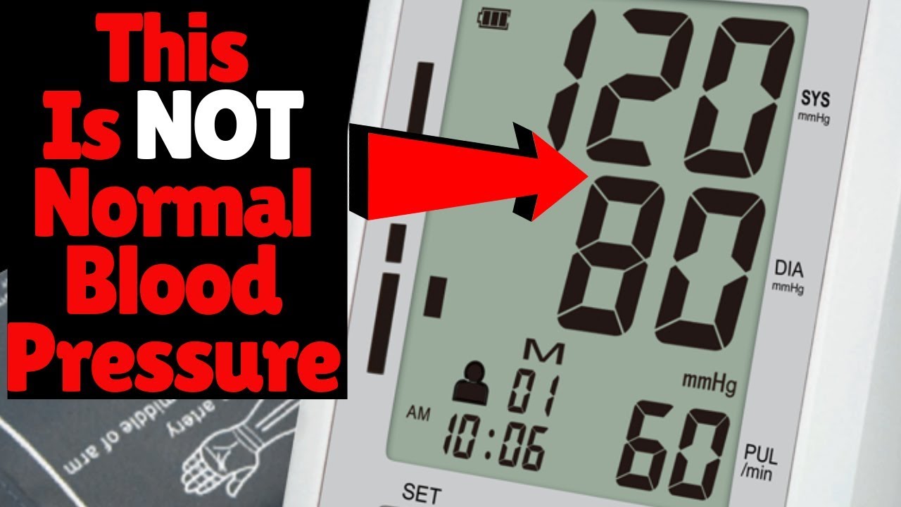 120 OVER 80 IS NOT NORMAL BLOOD PRESSURE RANGE | So What Is A Normal Blood Pressure Reading?