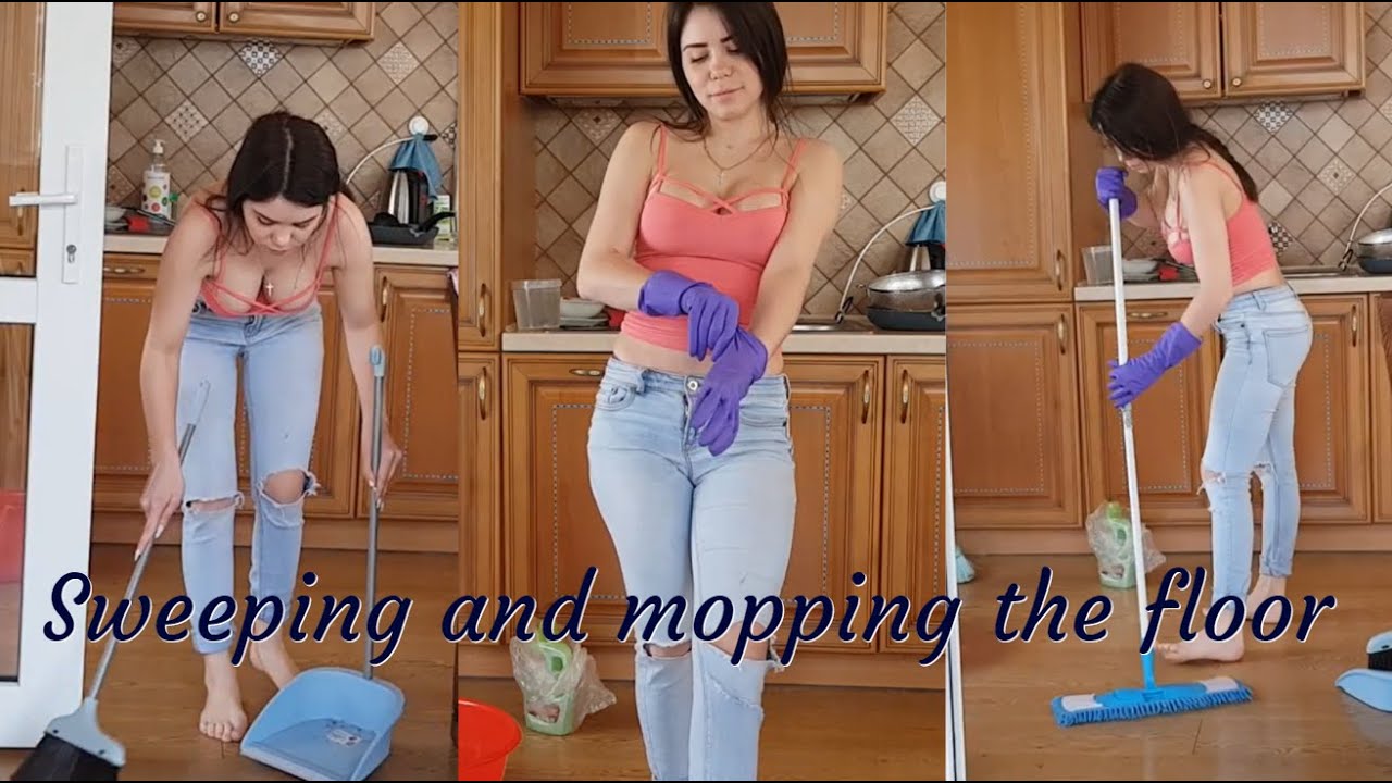 Sweep and mop the floor