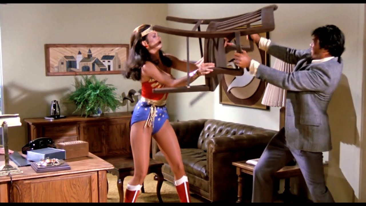 Wonder Woman (Lynda Carter) Extortion & Bad Guy with a Gun 1080P BD