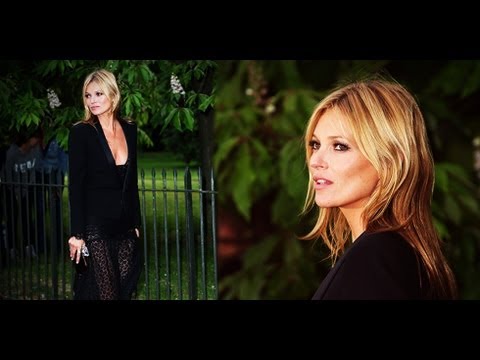 Kate Moss's Sexy Supermodel Party Style | Celebrity Fashion | Fashion Flash