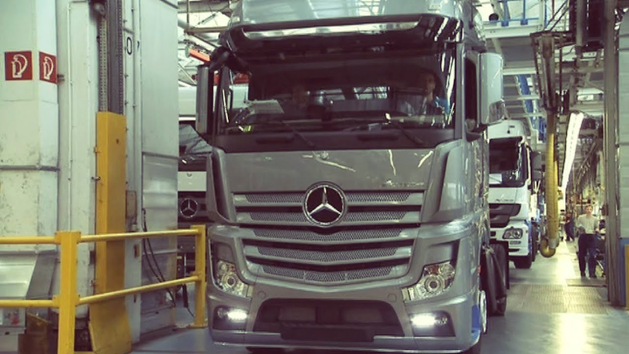 MERCEDES ACTROS EURO TRUCK PRODUCTİON