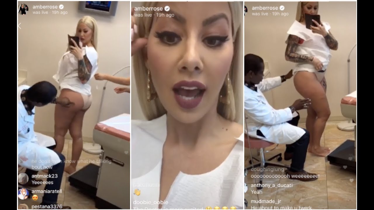 Amber Rose Goes To The Doctor To Get Her Booty Updated