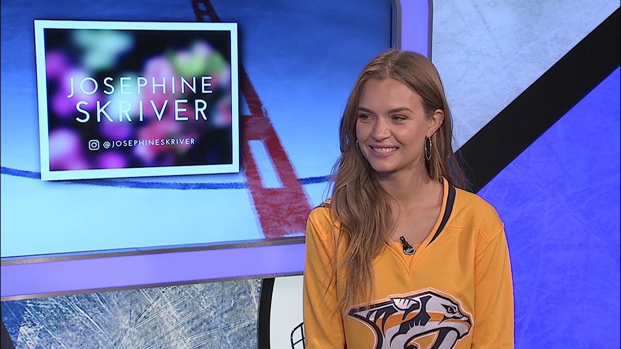 Josephine Skriver joins NHL Celebrity Wrap to discuss.