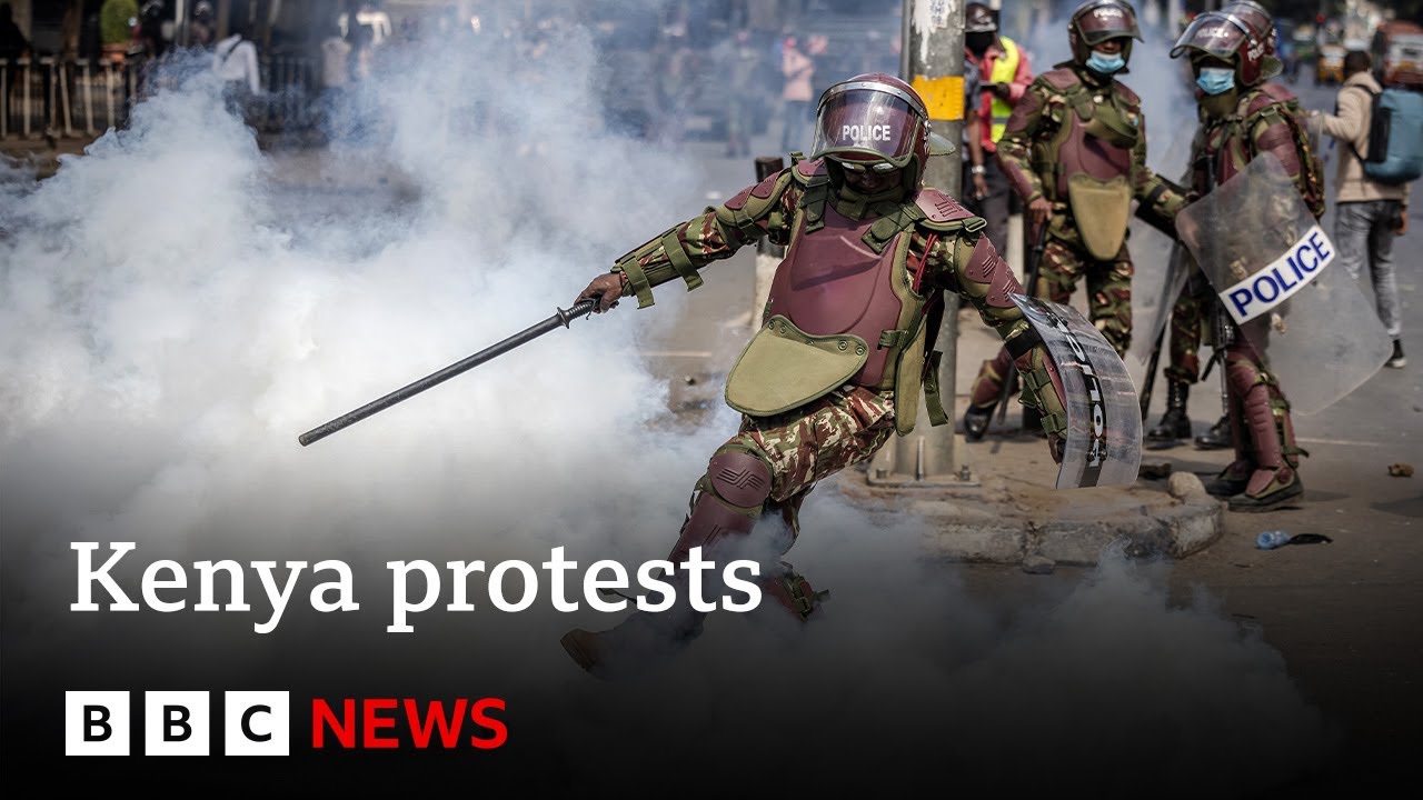 Kenya: Tear gas fired at anti-government protesters 