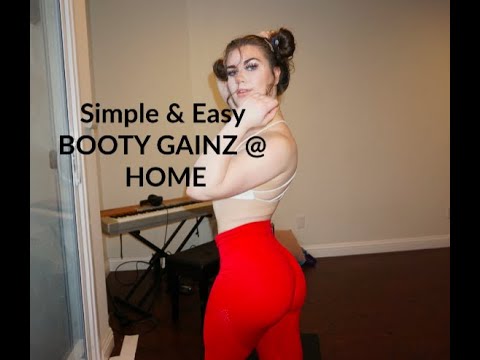 Easy At-Home BOOTY  Core Workout: BOOTY GAINZZ