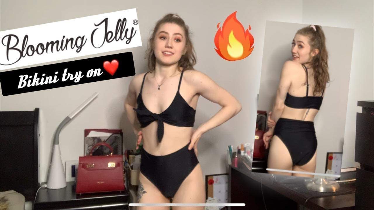 BLOOMING JELLY BIKINI TRYON HAUL/ IT'S TIME TO GET BATHING SUITS FOR SUMMER!!