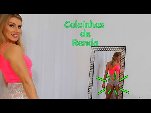 CALCINHAS de RENDA Try on Haul - Jacqueline Darley