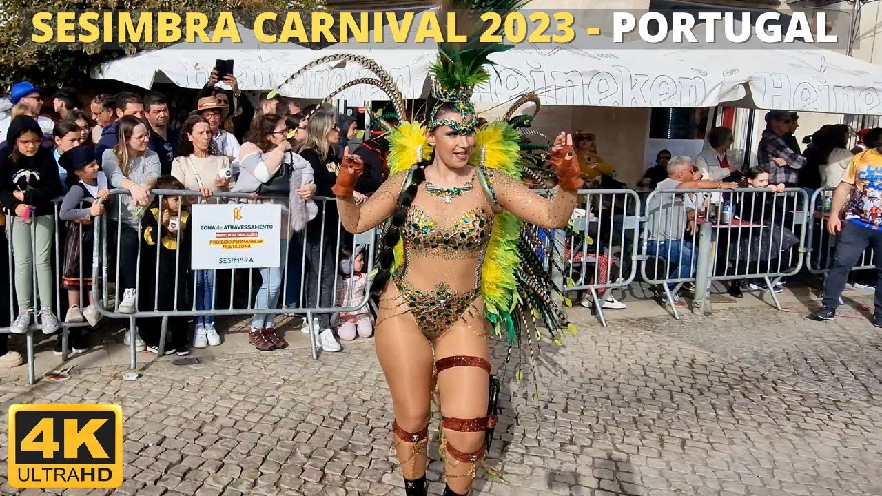 ???????? Samba Unidos de Vila Zimbra - Carnaval Sesimbra 2023 - Portugal 4K