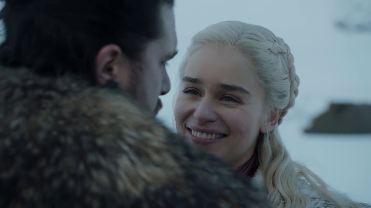 Game of Thrones - Jon Snow riding Rhaegal