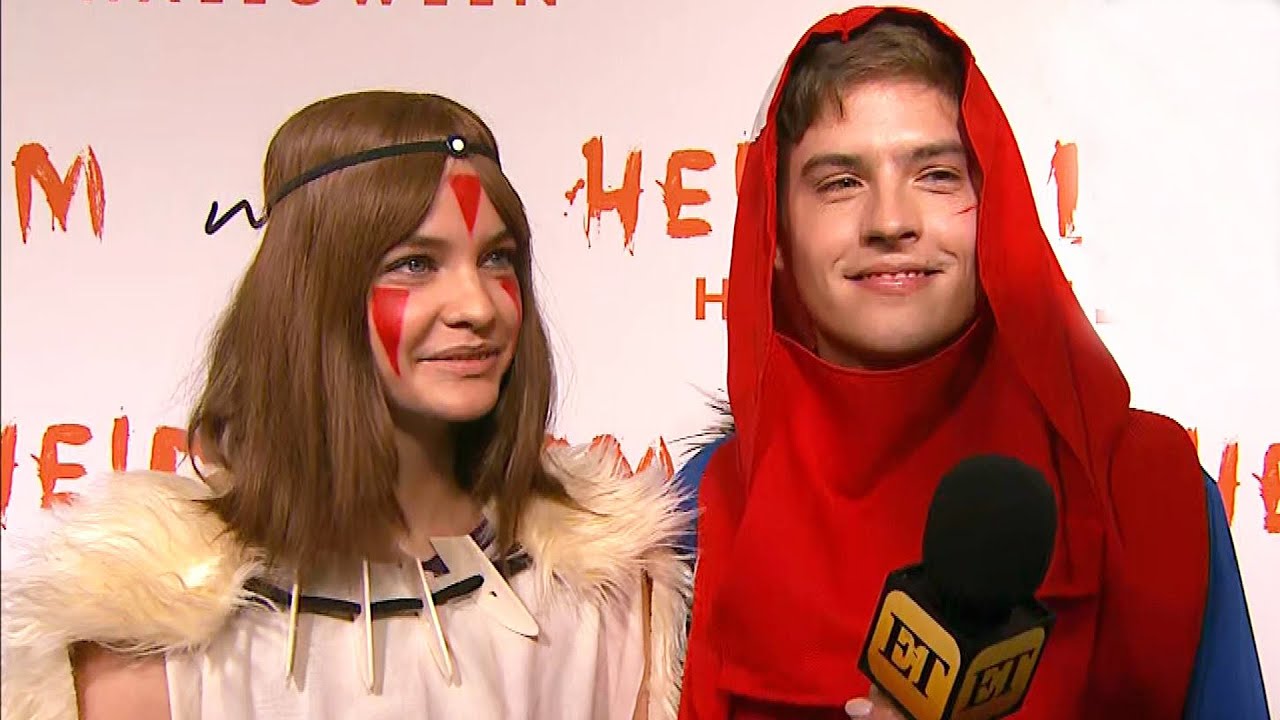 DYLAN SPROUSE AND BARBARA PALVİN ROCK HALLOWEEN COSTUMES İN TRİBUTE TO THEİR 'FAVORİTE CHARACTERS'