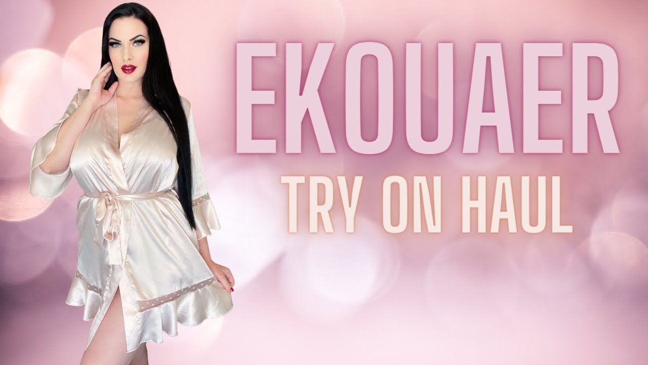 ekouaer try on haul | comfy, sılky and soft robes