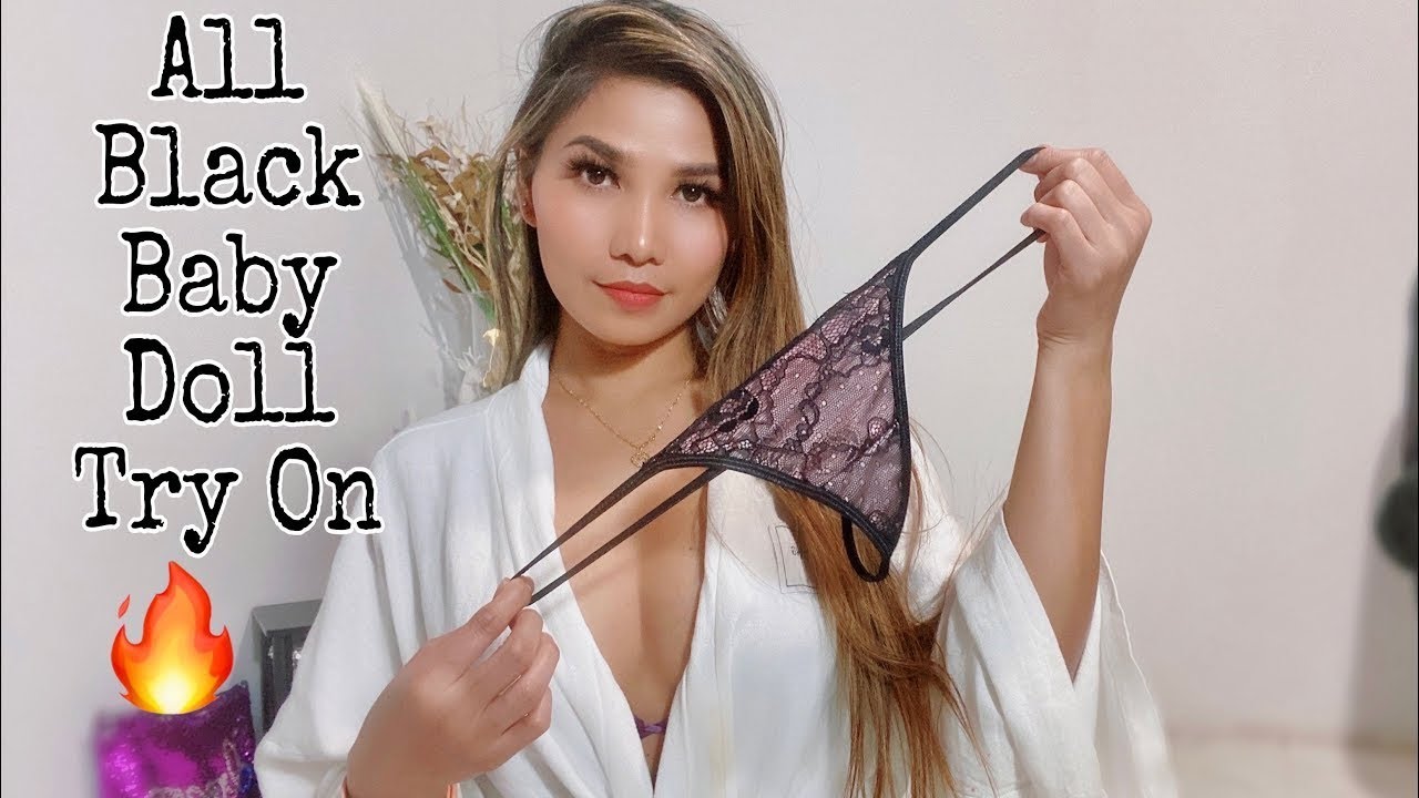 Try On Haul 23 | Tiny See Through Lingerie G string Transparent Thong Panty Haul #019