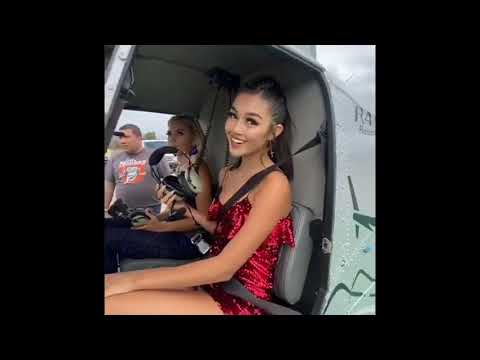 Kylin Kalani about to fly by helicopter