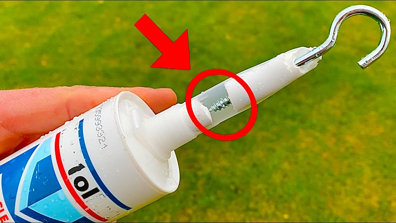 DON’T THROW AWAY HALF-USED DRİED-UP CAULK TUBES! HOW TO FİX IT TO LAST FOREVER