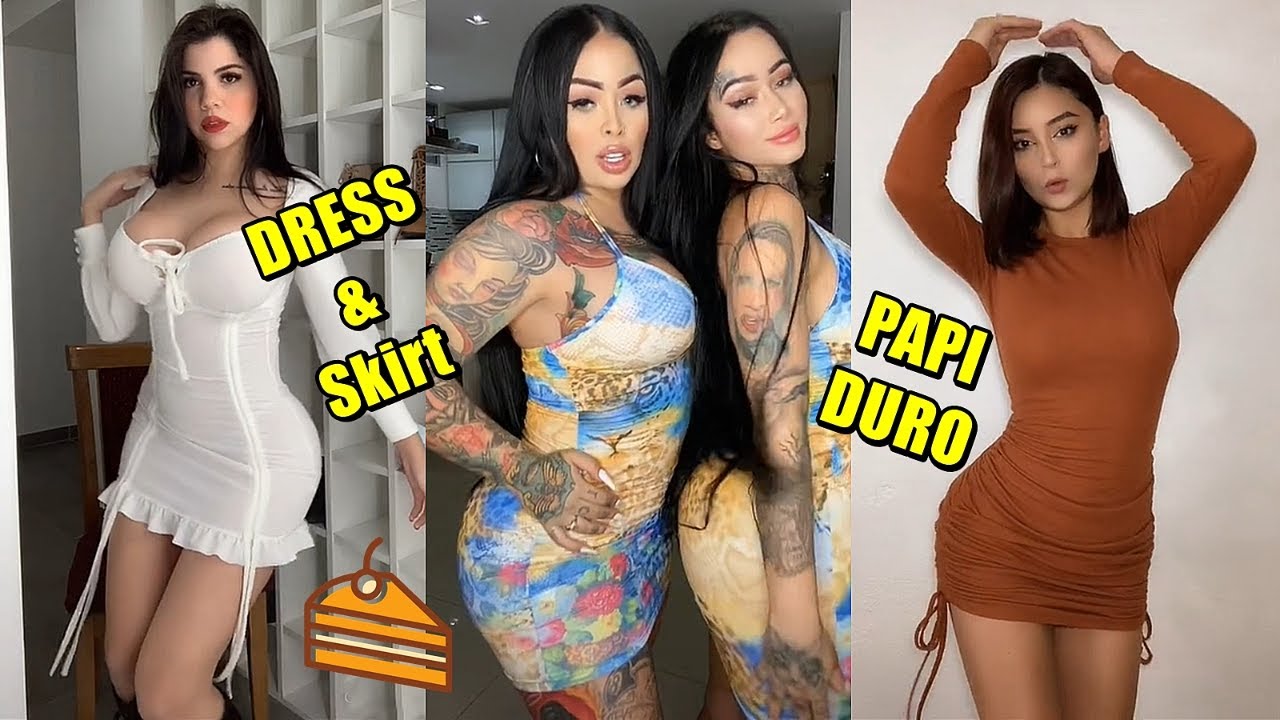 Only Skirts  Dresses Papi Duro Dance | Papi Duro Tra Tra TikTok Dance Compilation