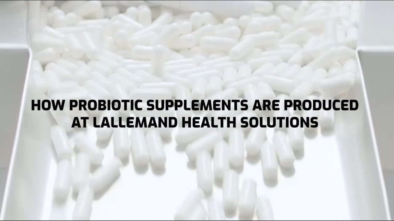 How probiotic supplements are produced at Lallemand Health Solutions