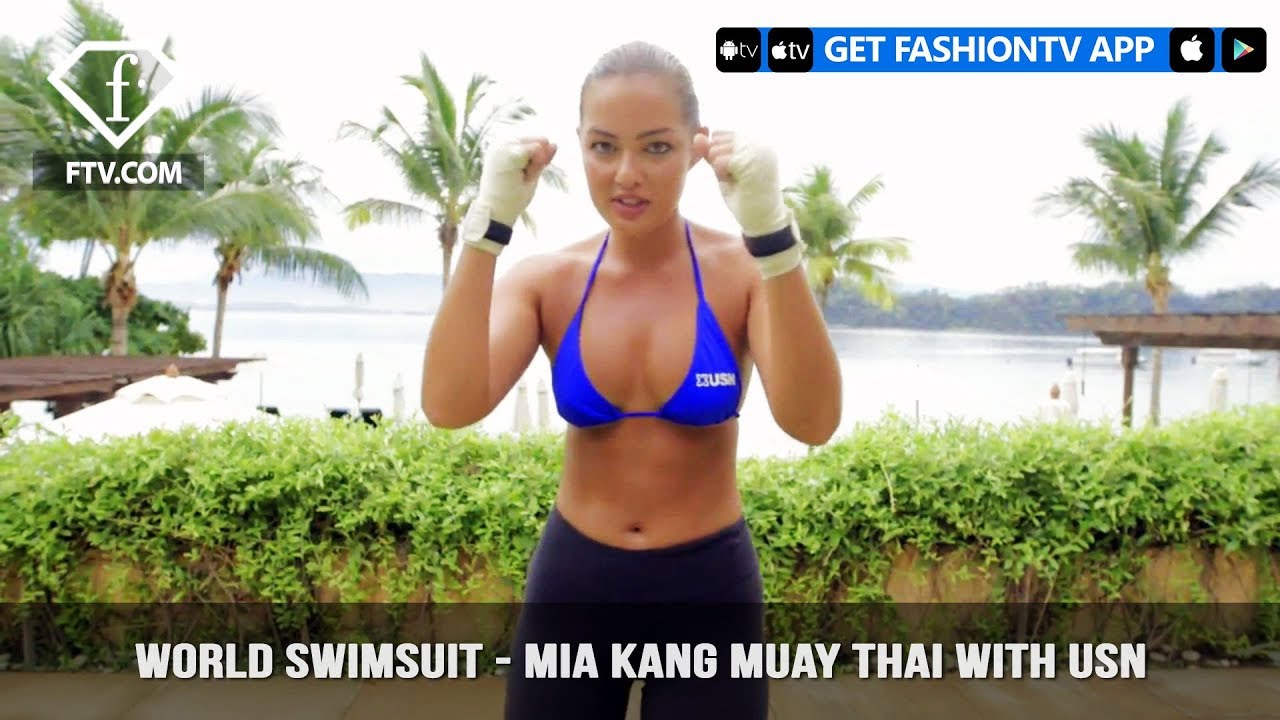 World Swimsuit - Mia Kang Muay Thai with USN | FashionTV | FTV