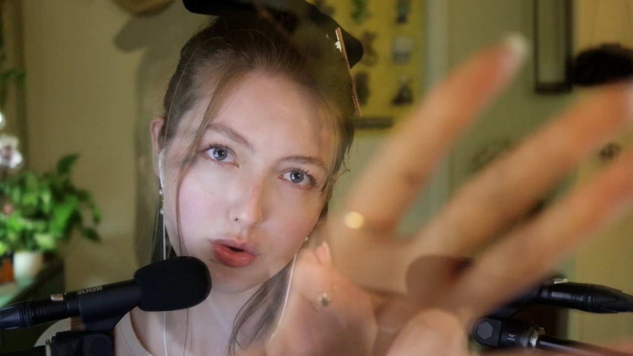 ASMR Ear to Ear Breathing + Trigger Words w/ Delay for Relaxation  Sleep