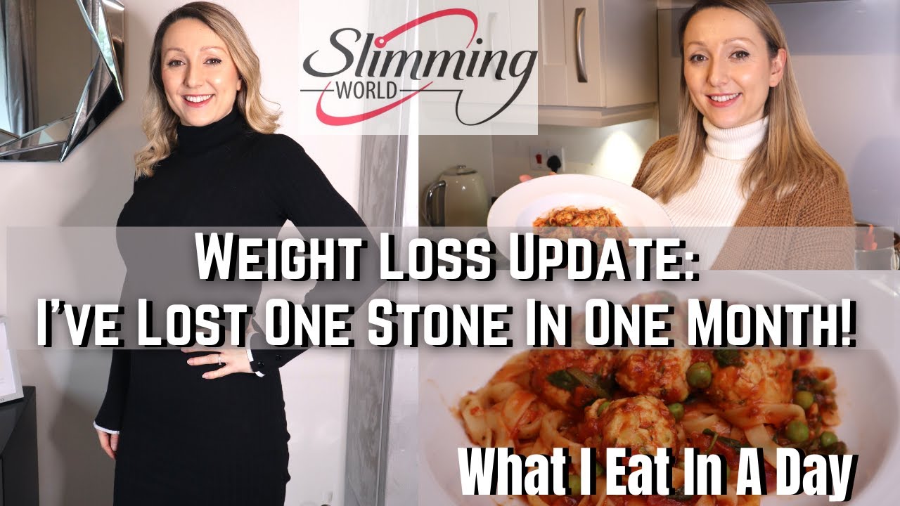 SLİMMİNG WORD UPDATE: 1 STONE LOST İN 1 MONTH! - WHAT I EAT IN A DAY TO LOSE WEİGHT