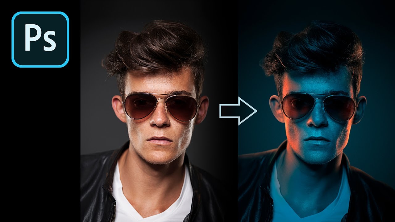 How to Fake Color-Gel Lighting in Photoshop!