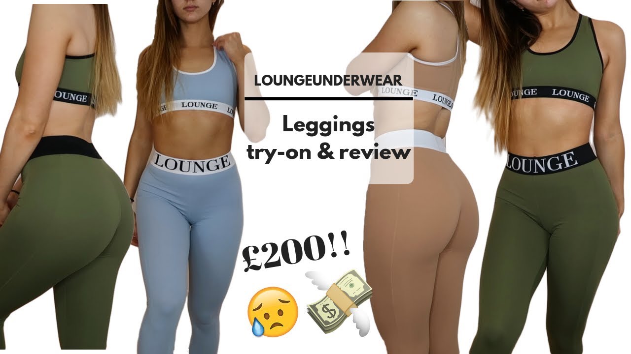 COMFY LOUNGE LEGGINGS TRY-ON AND REVİEW | LOUNGEAPPAREL