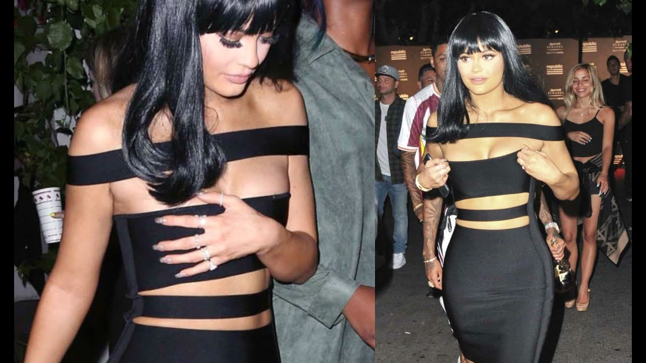 Kylie Jenner Hot Super Revealing Dress At MTV VMA 2015 After-Party