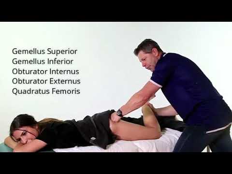 how to massage - deep external rotator muscles of the hip