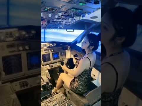 Lovesutta  Hot Air hostess || Airoplane Emirates A380 cabin