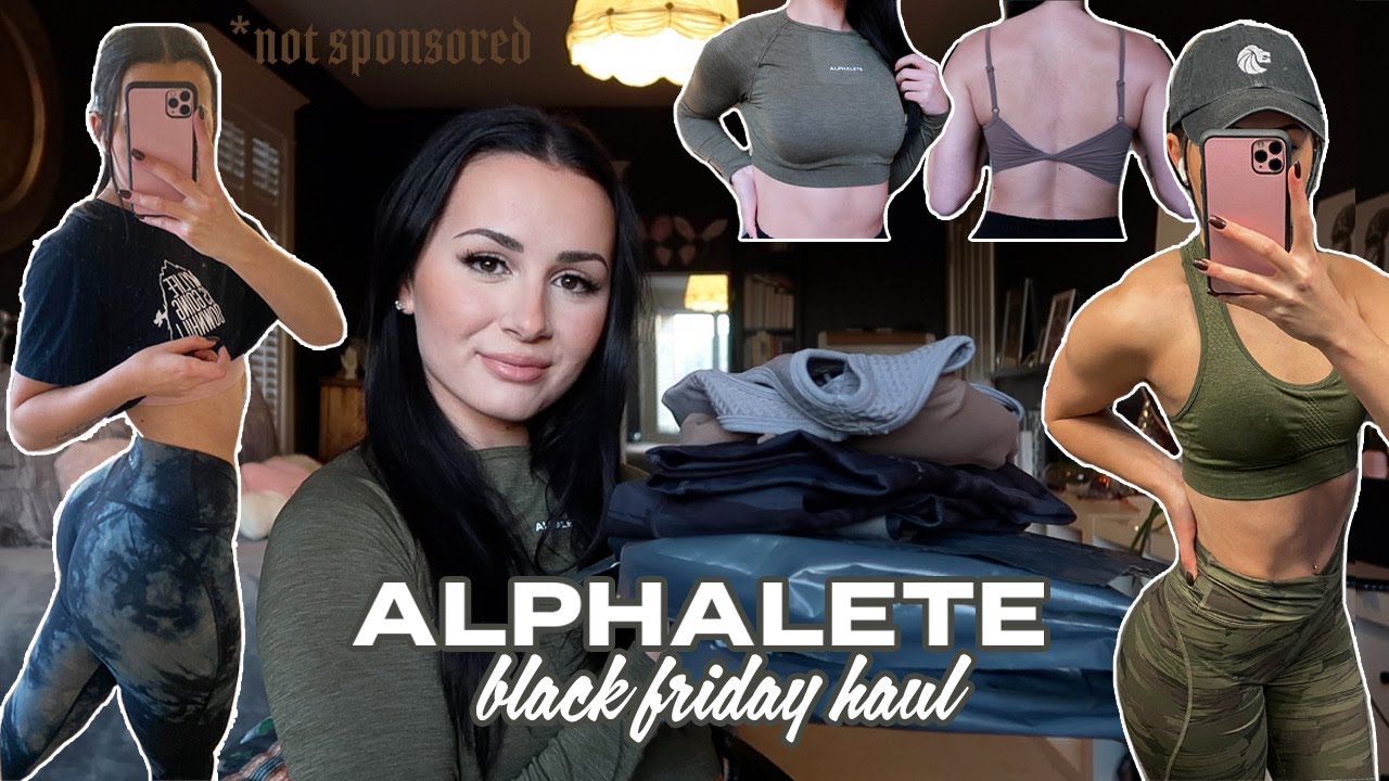 alphalete try on haul & catching up :)