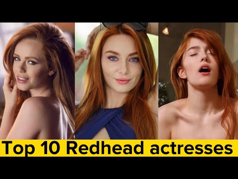 Top 10 most beautiful and prettiest Redhead Prnstars in 2023 |Dark Black|