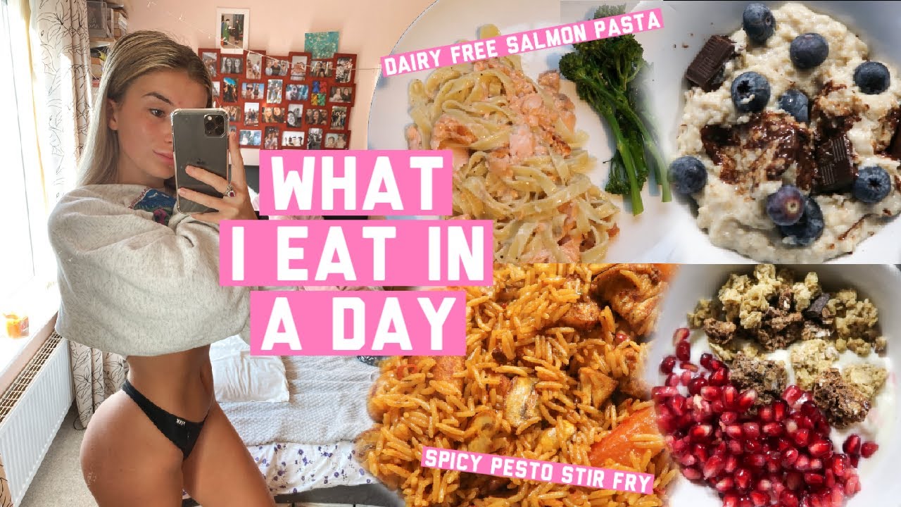 WHAT I EAT IN A DAY BACK AT UNI | Fat Loss + Glute Growth