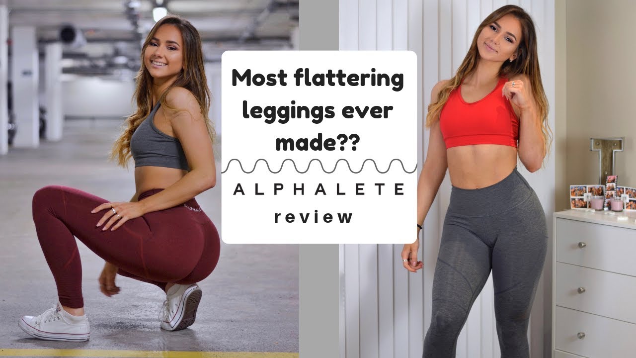 neW gym leggıngs - review and try-on | alphalete gym Wear