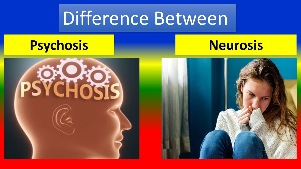 Difference between  Psychosis and Neurosis