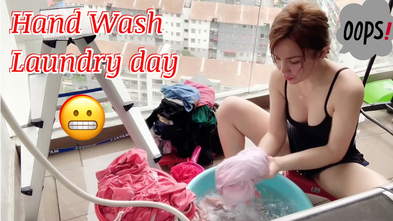 Naghand Wash dahil Sira ang Washing Machine | Labadami part 1(isa sa gusto ko gawain)|| Luz Insao