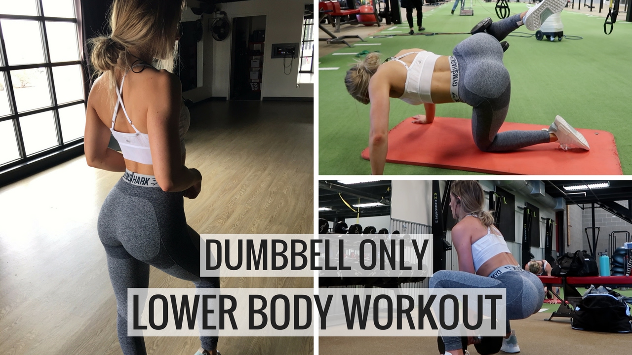 Dumbbell Only Complete Leg Workout | Booty Building