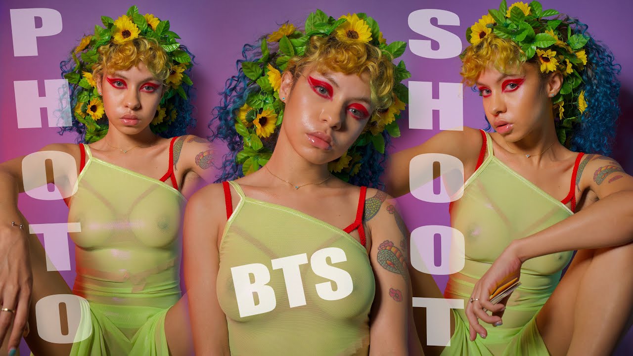 'Sunflower Glow' Photoshoot BTS / Patreon Artist / Photography behind the scenes