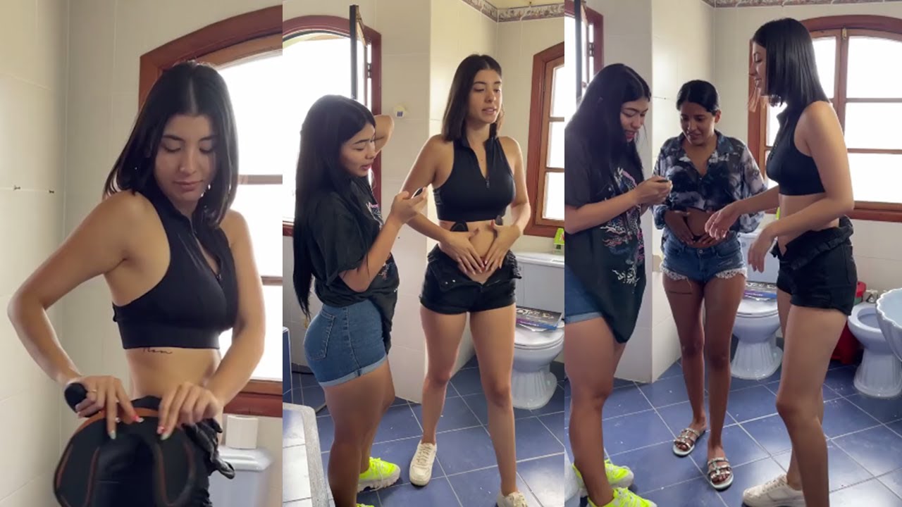 Cami Valencia, We tried a machine for the abdomen with my friends!????????