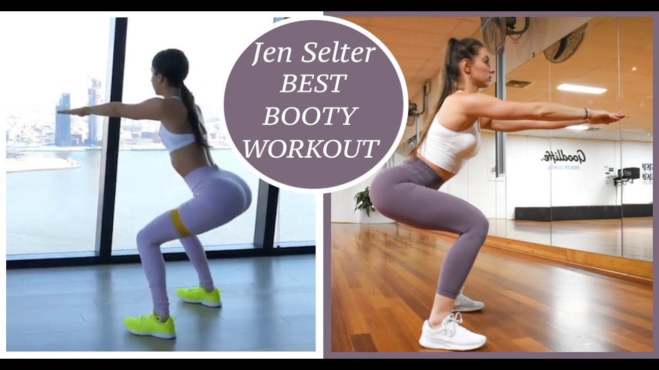 I TRİED 5 JEN SELTER'S BEST BOOTY EXERCİSES | NO EQUİPMENT WORKOUT | AT HOME OR GYM | LULULEMON