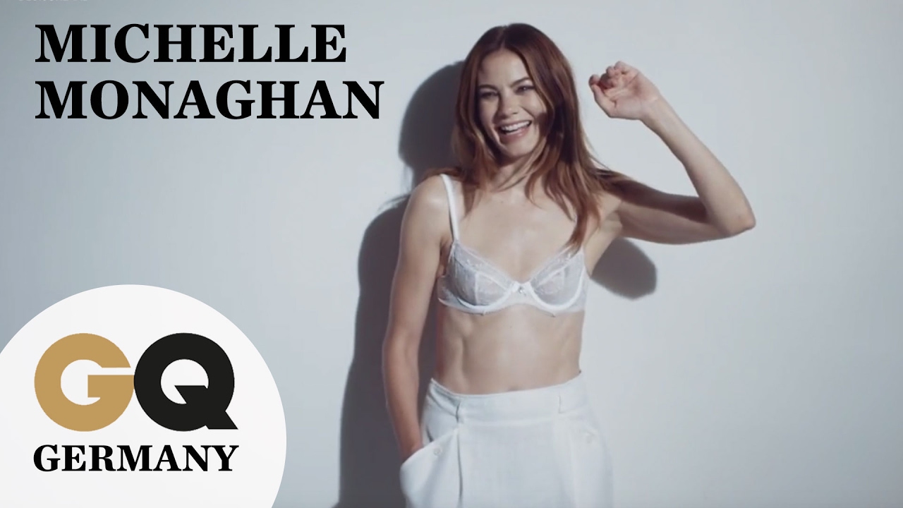 Hollywood-Traumfrau Michelle Monaghan in sexy Dessous I GQ Fotoshooting I Behind The Scenes