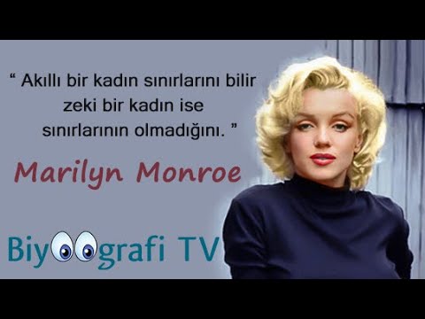 Marilyn Monroe Kimdir ? ( Türkçe Seslendirmeli / İngilizce Altyazılı Biyografi )