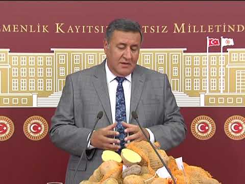 CHP'li vekil Meclis'te patatesle konuştu
