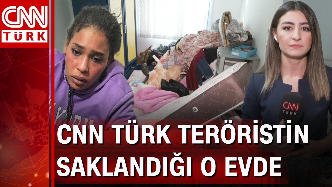CNN Türk bombacı teröristin saklandığı o evde!