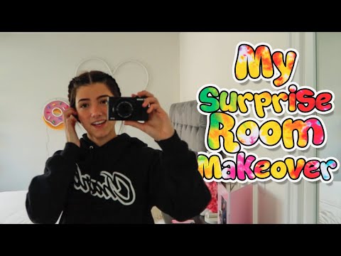 MY SURPRİSE ROOM MAKEOVER FOR MY 16TH BİRTHDAY!  | CHARLİ D'AMELİO