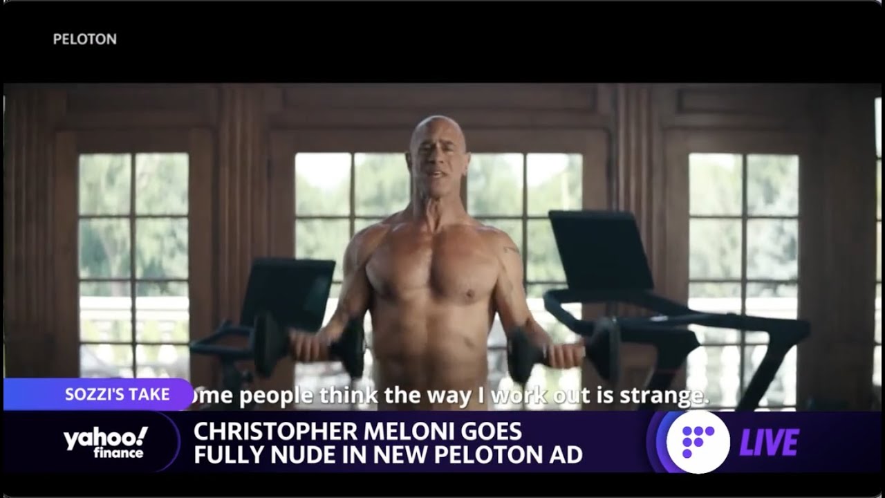 NEW PELOTON AD FEATURES NUDE CHRİSTOPHER MELONİ