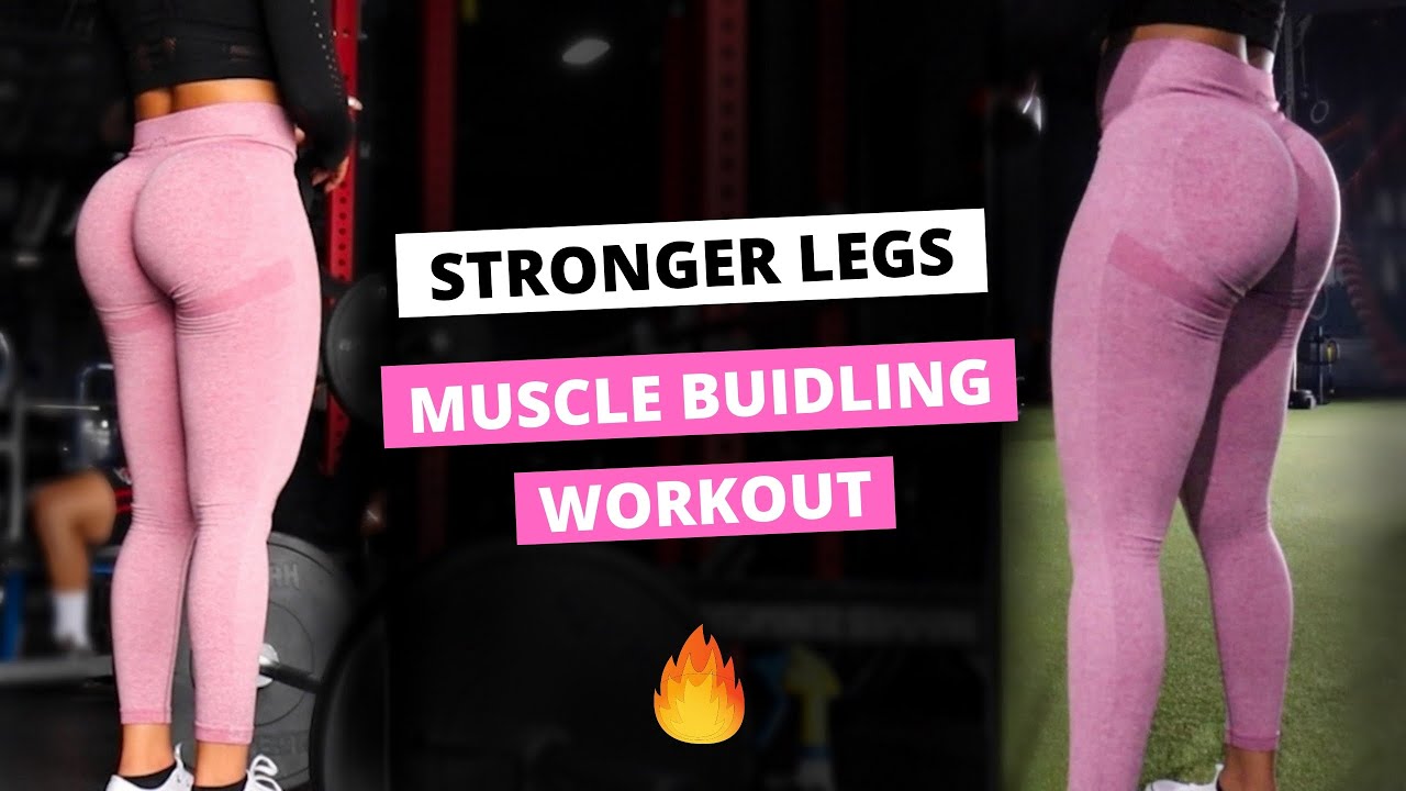 MUSCLE BUILDING GLUTE  LEG WORKOUT + ABS